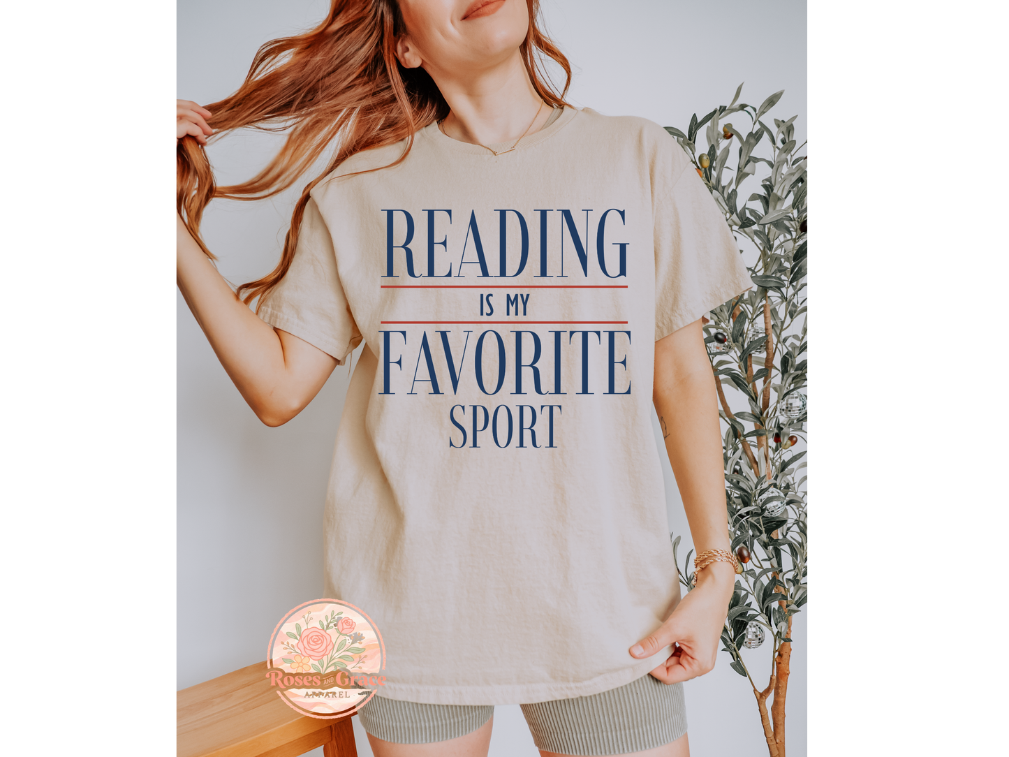 Reading Is My Favorite Sport | Graphic Tee & Crewneck