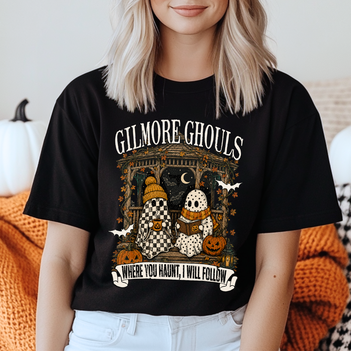 Gilmore Ghouls | Where You Haunt I Will Follow | Halloween Graphic Tee & Crewneck