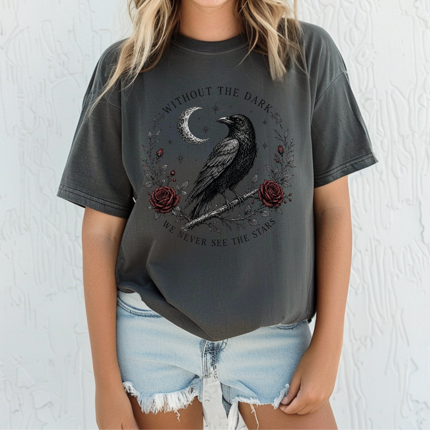Without the Dark We Never See the Stars | Halloween Graphic Tee & Crewneck