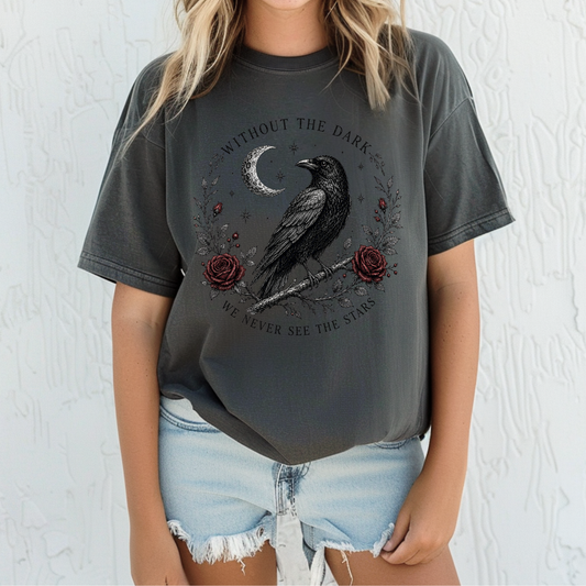Without the Dark We Never See the Stars | Halloween Graphic Tee & Crewneck