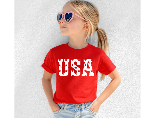 USA Star Graphic Tee & Sweatshirt — Kids & Adult