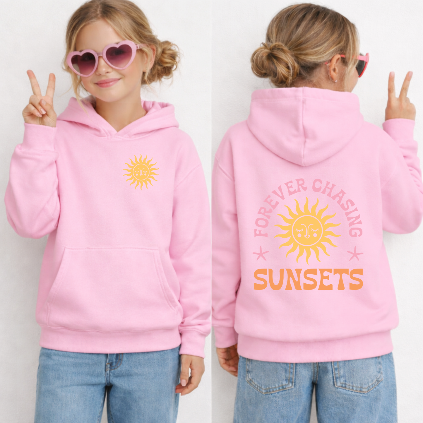 Forever Chasing Sunsets Kids' Tee & Hoodie