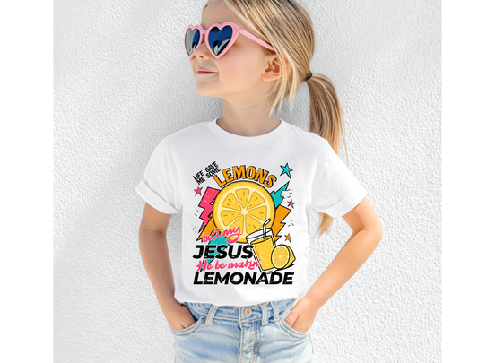Life Gave Me Lemons But My Jesus He Be Makin' Lemonade Kids' Tee & Crewneck
