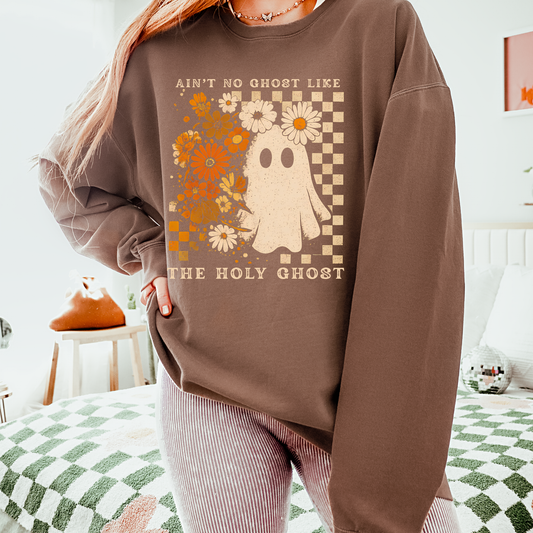 Ain't No Ghost Like the Holy Ghost | Halloween Graphic Tee & Crewneck