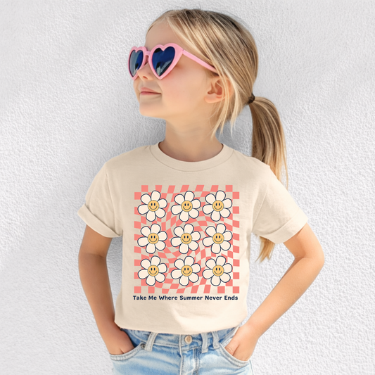 Take Me Where Summer Never Ends Kids' Tee & Toddler Tee