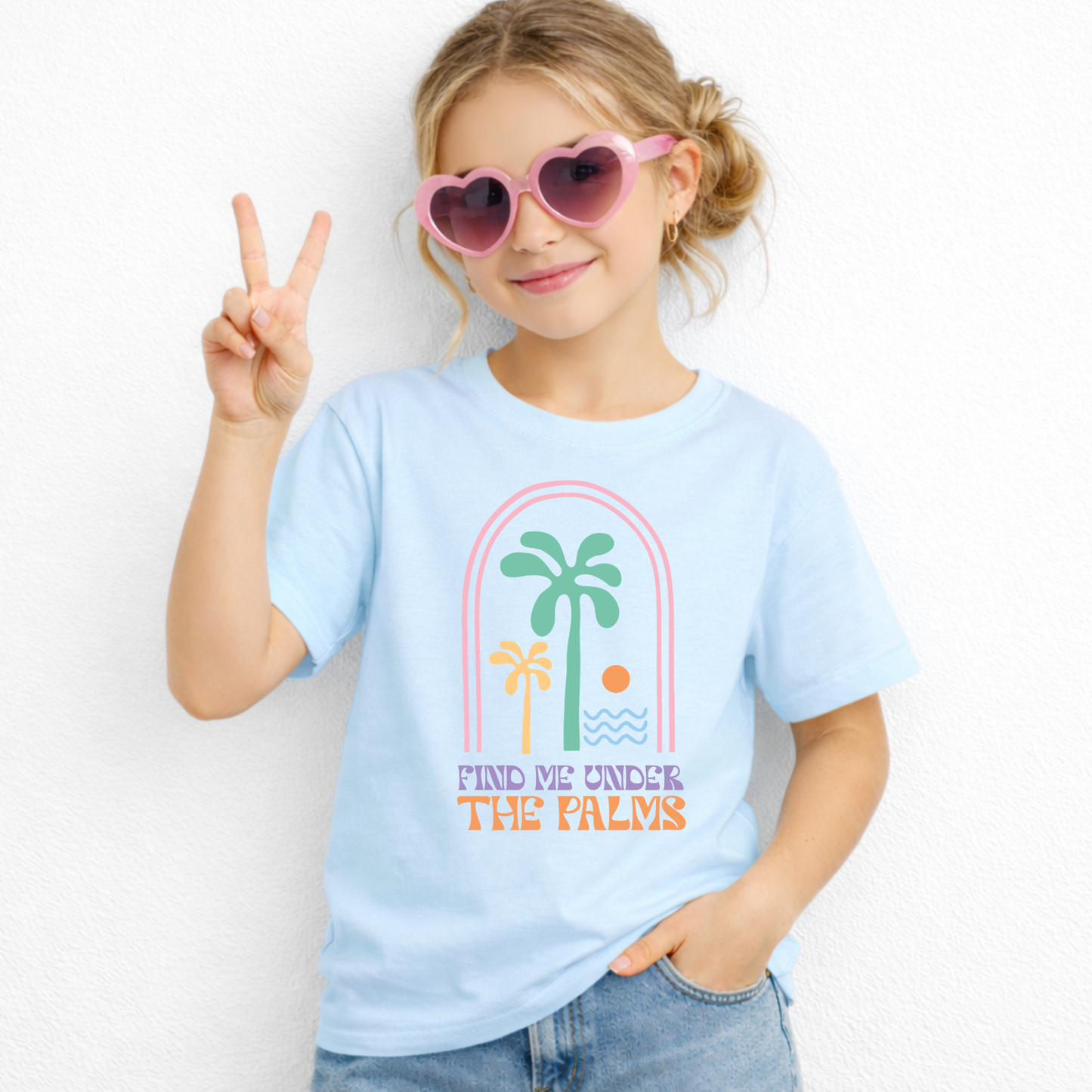 Find Me Under The Palms Kids' Tee & Hoodie