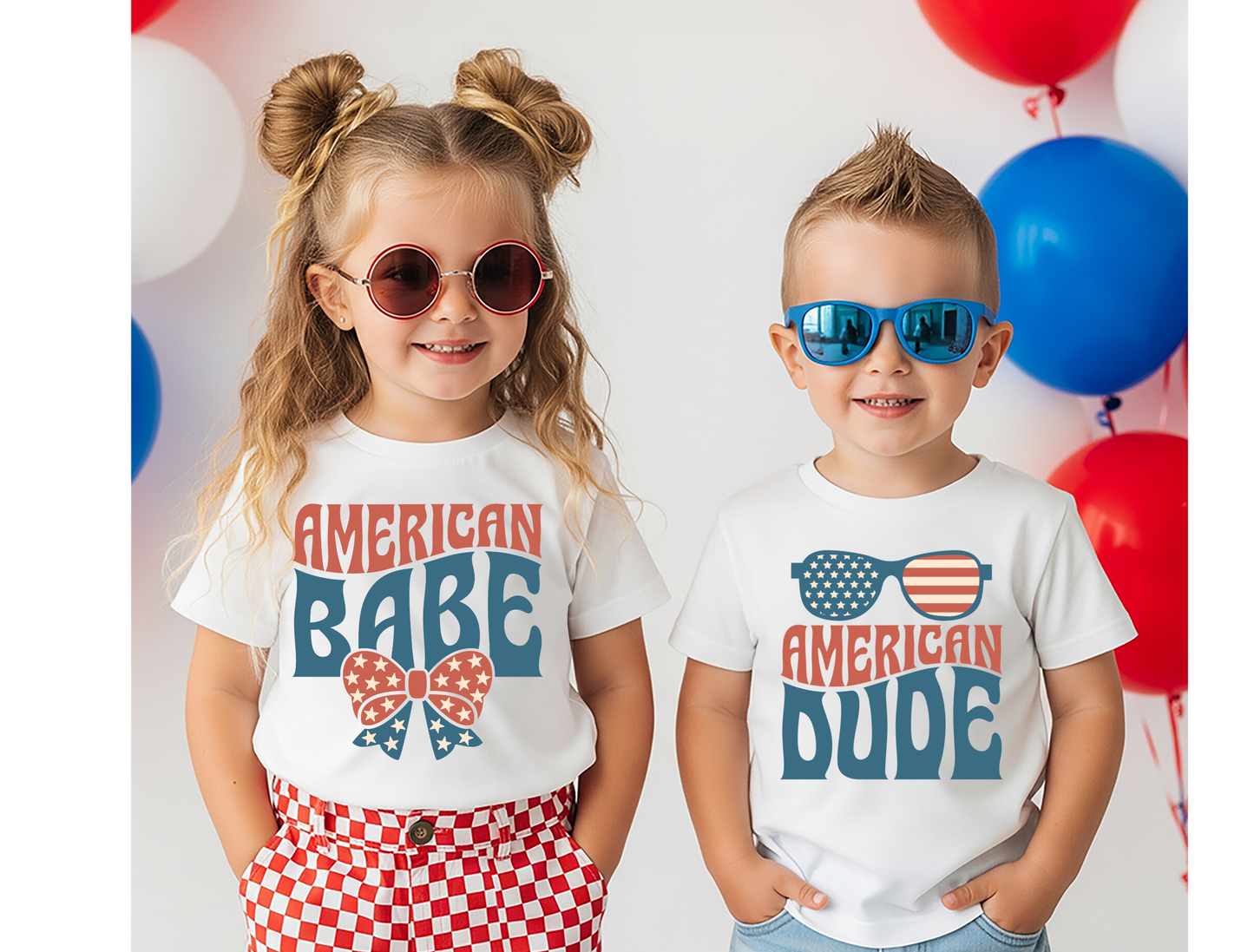American Babe & American Dude Tee — Baby, Toddler & Kids