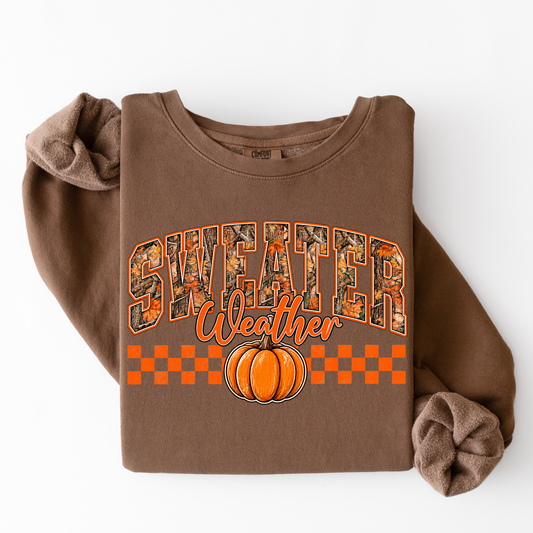 Sweater Weather | Fall Graphic Tee & Crewneck