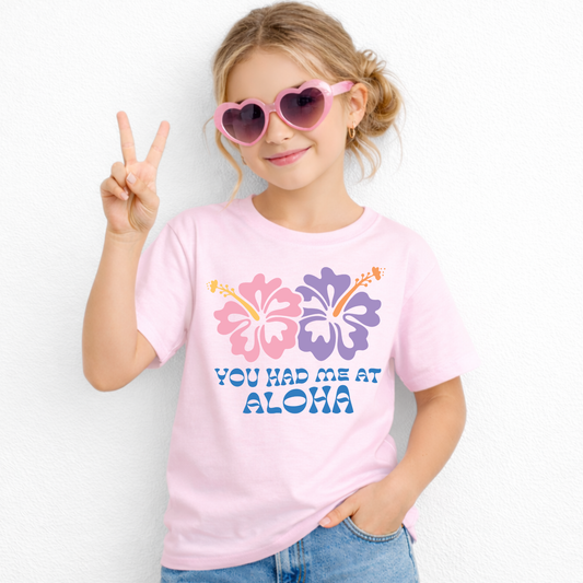 You Had Me at Aloha Kids' Tee & Hoodie