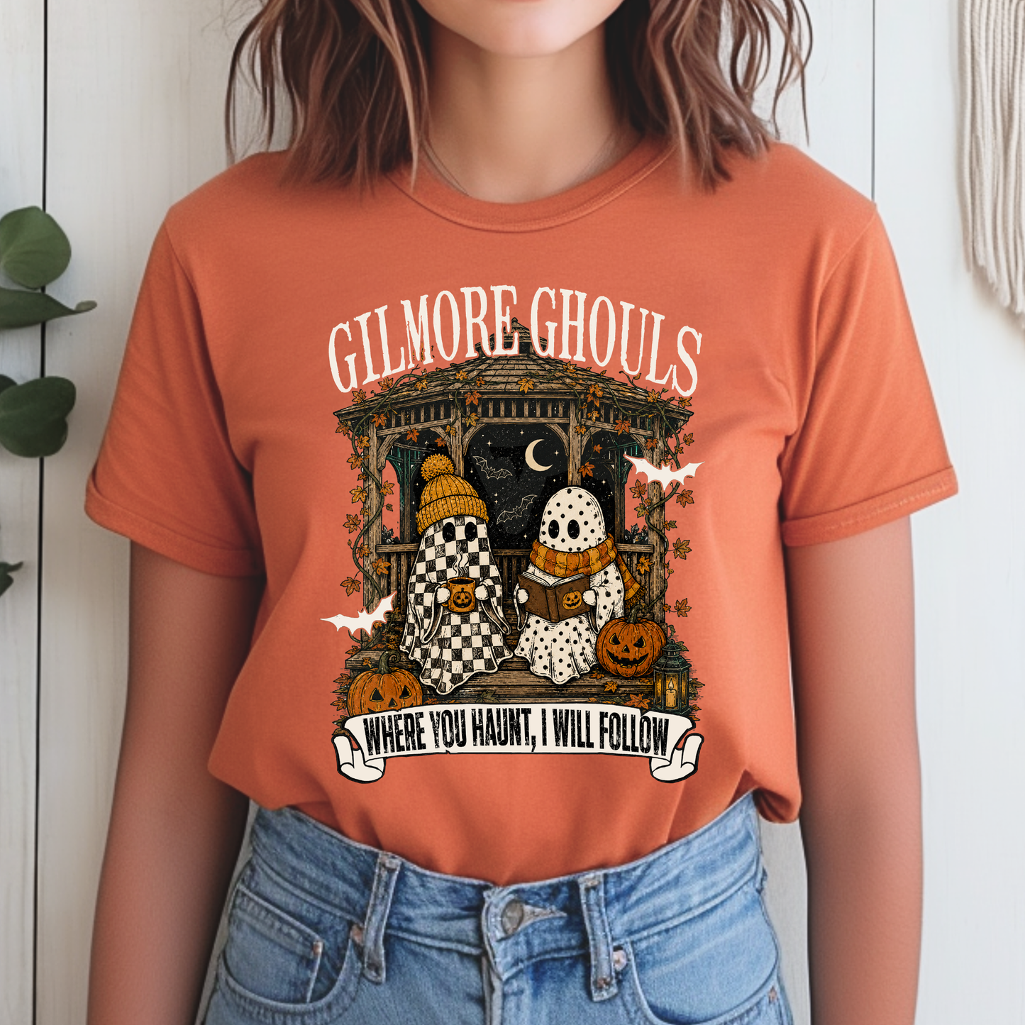 Gilmore Ghouls | Where You Haunt I Will Follow | Halloween Graphic Tee & Crewneck