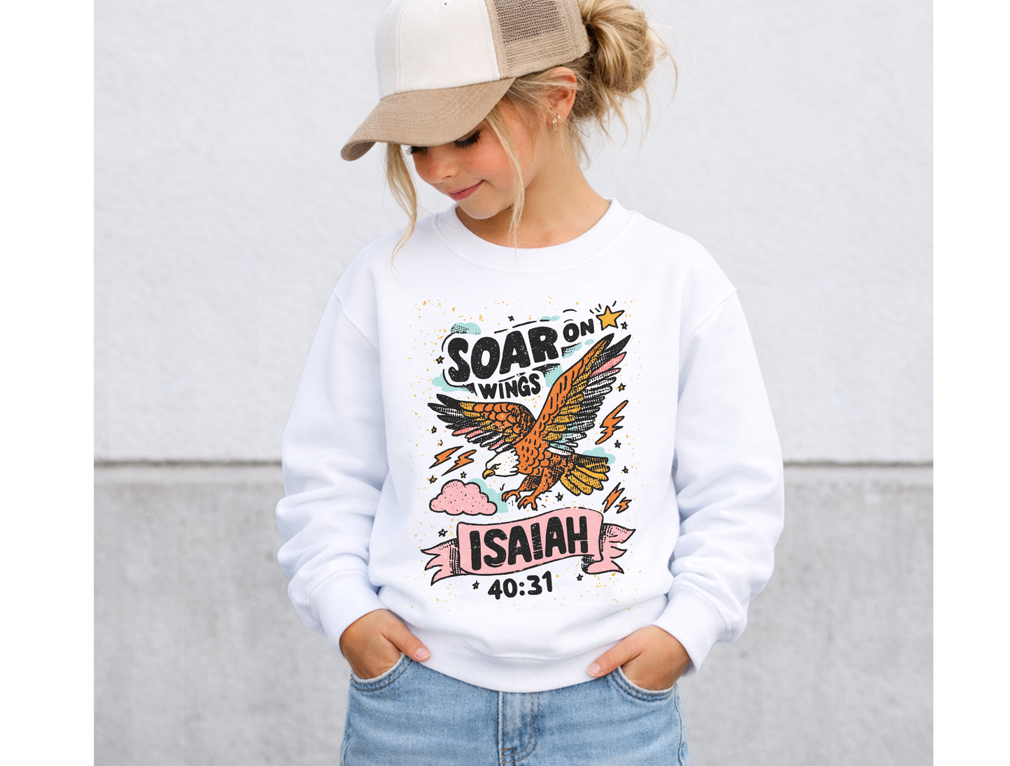 Soar on Wings — Isaiah 40:31 Tee & Sweatshirt