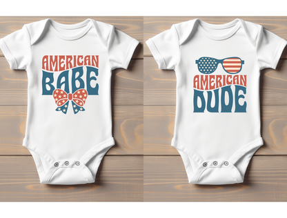 American Babe & American Dude Tee — Baby, Toddler & Kids