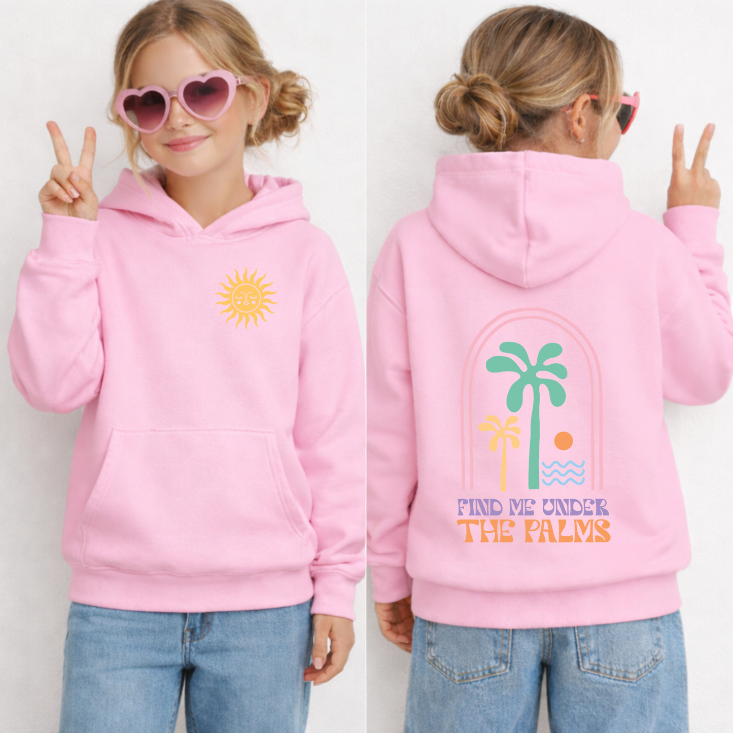 Find Me Under The Palms Kids' Tee & Hoodie