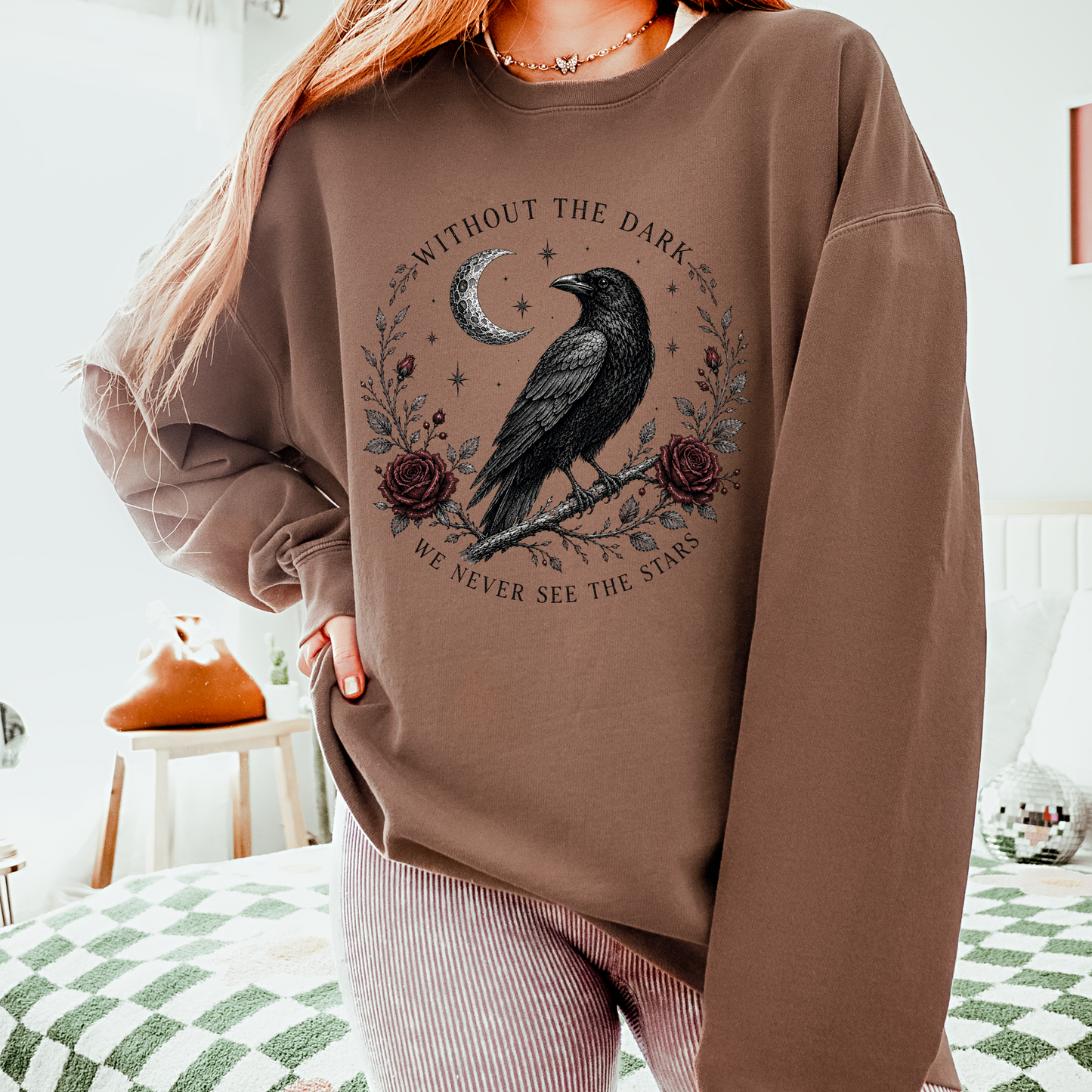 Without the Dark We Never See the Stars | Halloween Graphic Tee & Crewneck