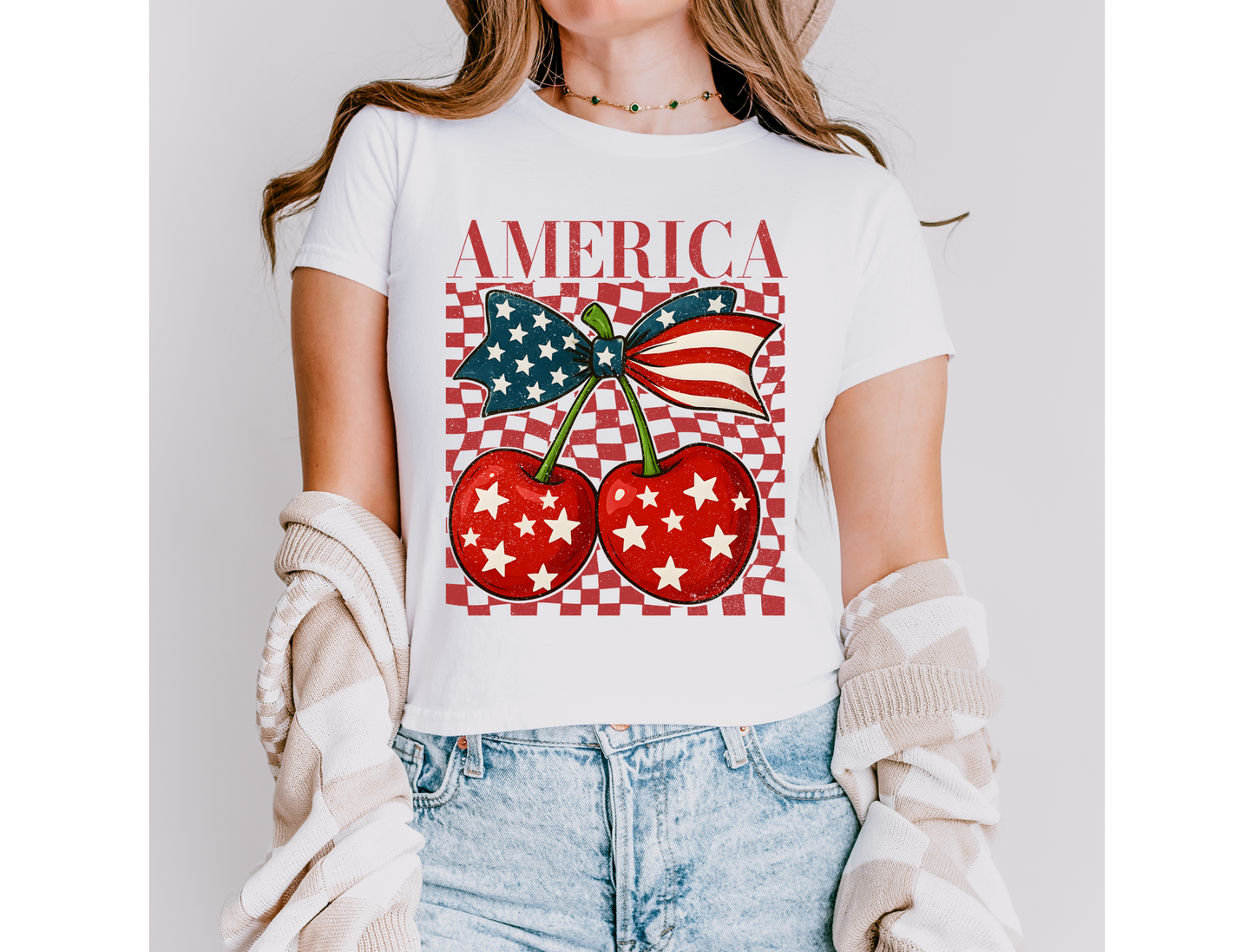 America Cherry Graphic Tee