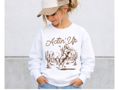 Actin' Up Kids & Adult Tee & Crewneck