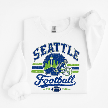 Seattle Football EST 1976 | Tee & Crewneck