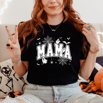Mama & Mini Halloween Ghost Matching Set | Graphic Tee & Crewneck