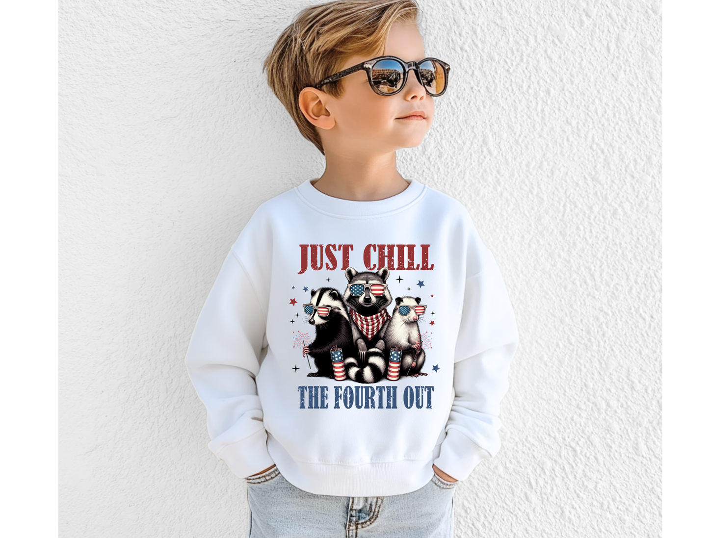 Just Chill the Fourth Out Kids' Tee & Sweatshirt