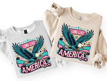 Long Live America Tee & Sweatshirt