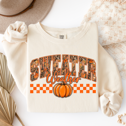 Sweater Weather | Fall Graphic Tee & Crewneck