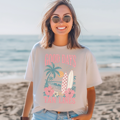 Good Days & Tan Lines | Graphic Tee