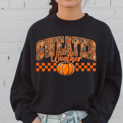 Sweater Weather | Fall Graphic Tee & Crewneck