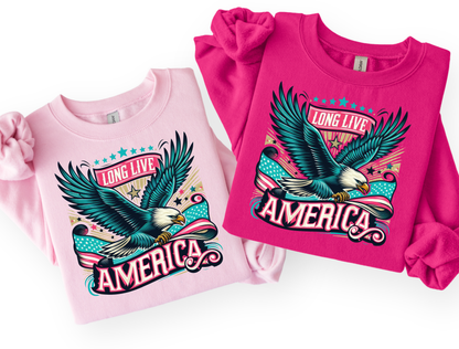 Long Live America Tee & Sweatshirt