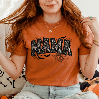 Spooky Mama | Halloween Lace Graphic Tee & Crewneck
