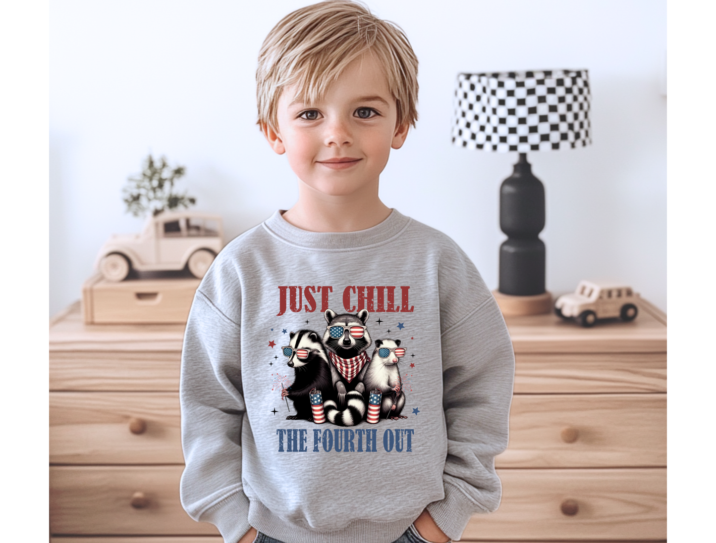 Just Chill the Fourth Out Kids' Tee & Sweatshirt