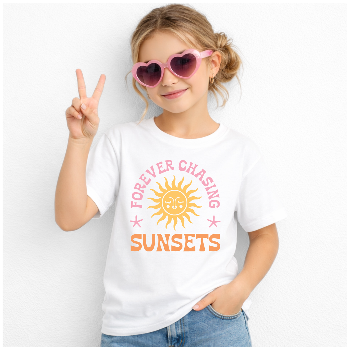 Forever Chasing Sunsets Kids' Tee & Hoodie