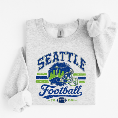 Seattle Football EST 1976 | Tee & Crewneck