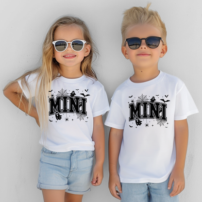 Mama & Mini Halloween Ghost Matching Set | Graphic Tee & Crewneck