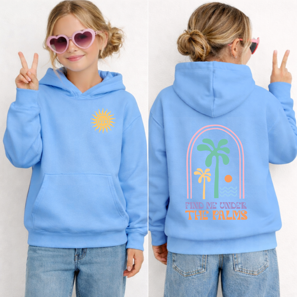Find Me Under The Palms Kids' Tee & Hoodie