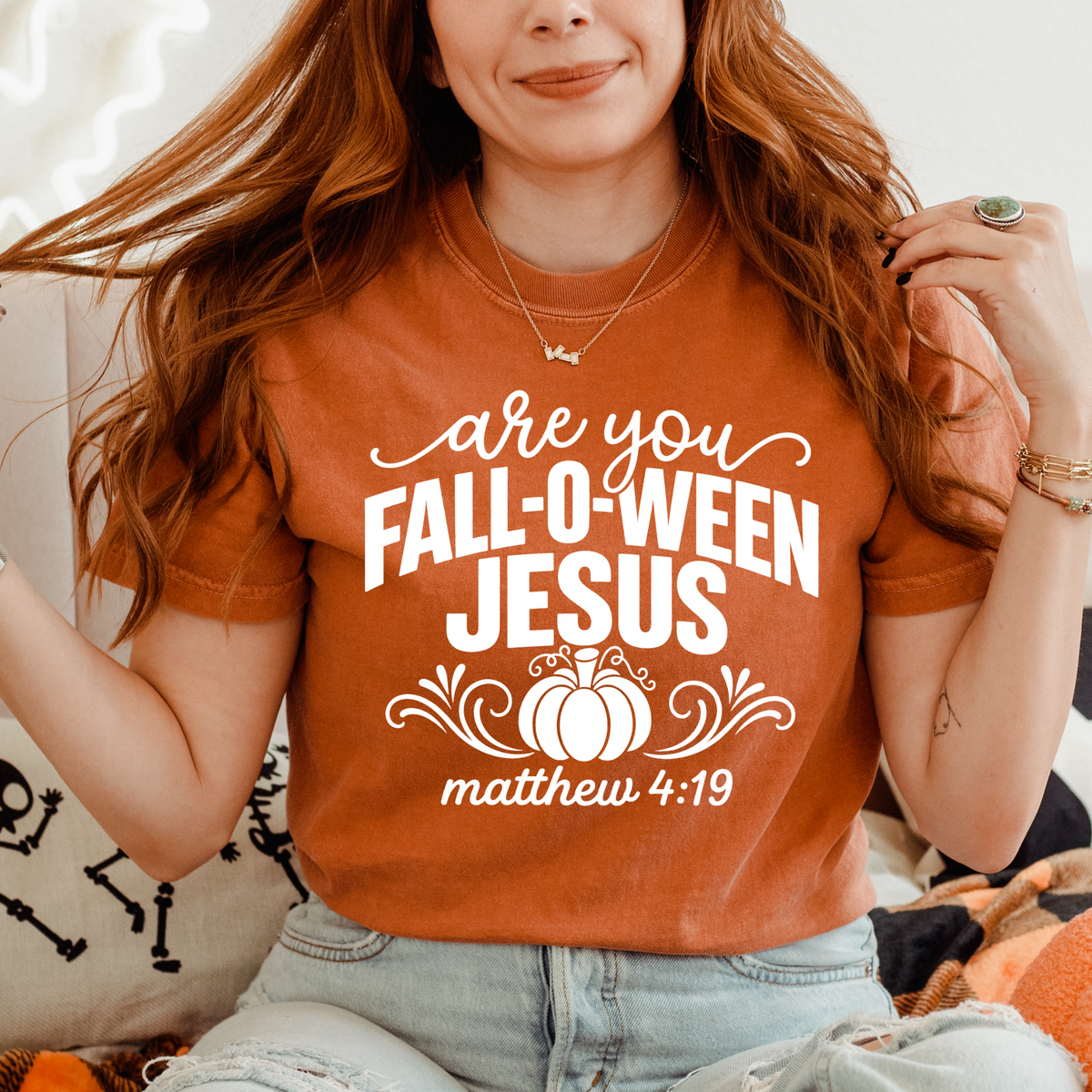 Are You Fall-O-Ween Jesus | Tee & Crewneck