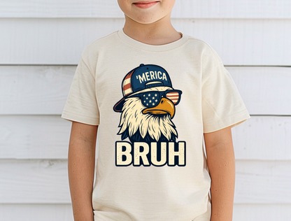 'Merica Bruh Kids' Graphic Tee & Crewneck