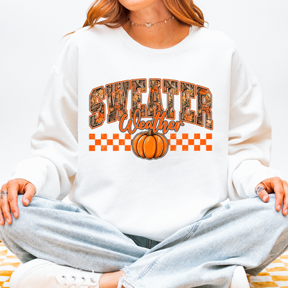 Sweater Weather | Fall Graphic Tee & Crewneck