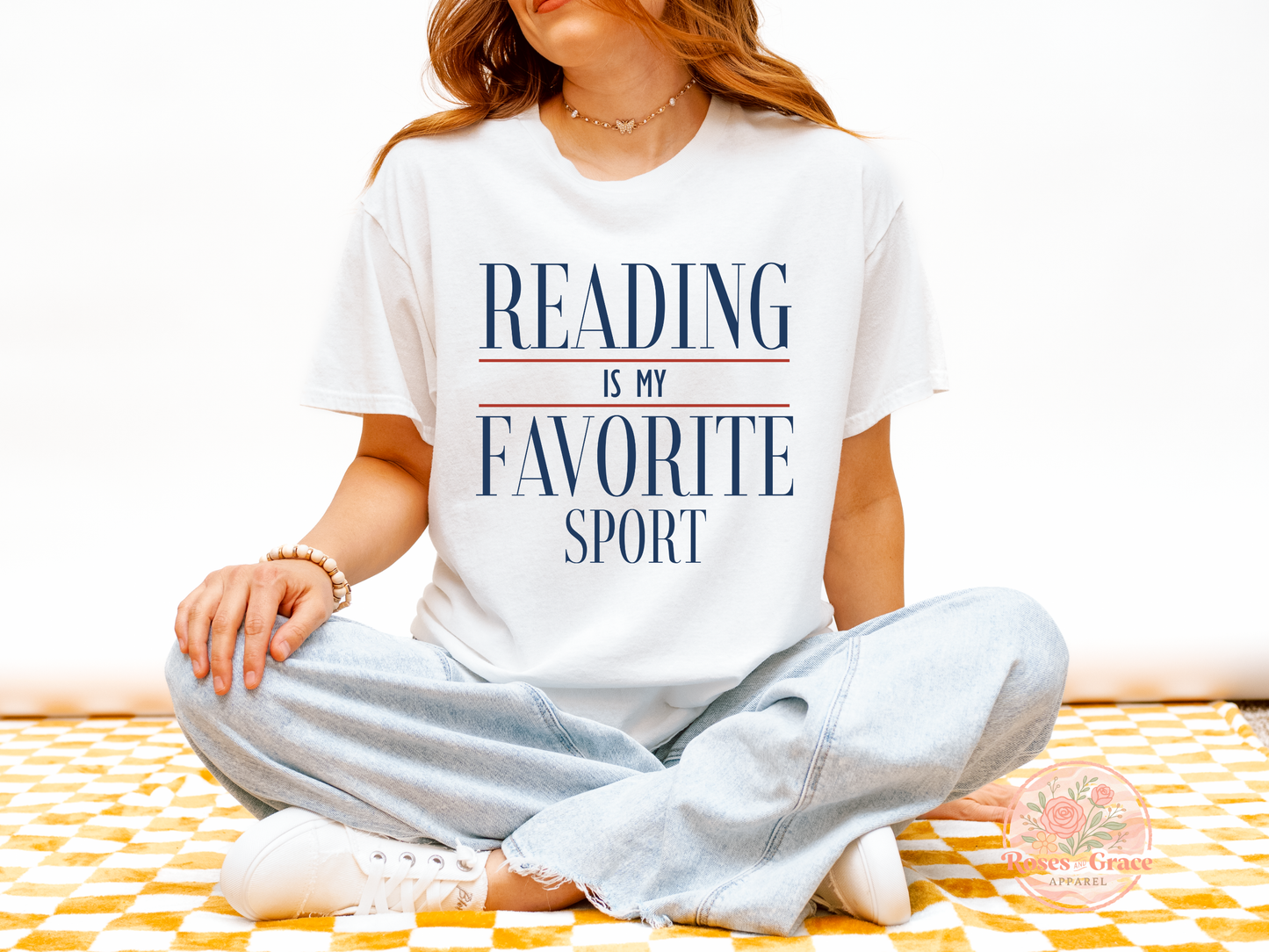 Reading Is My Favorite Sport | Graphic Tee & Crewneck