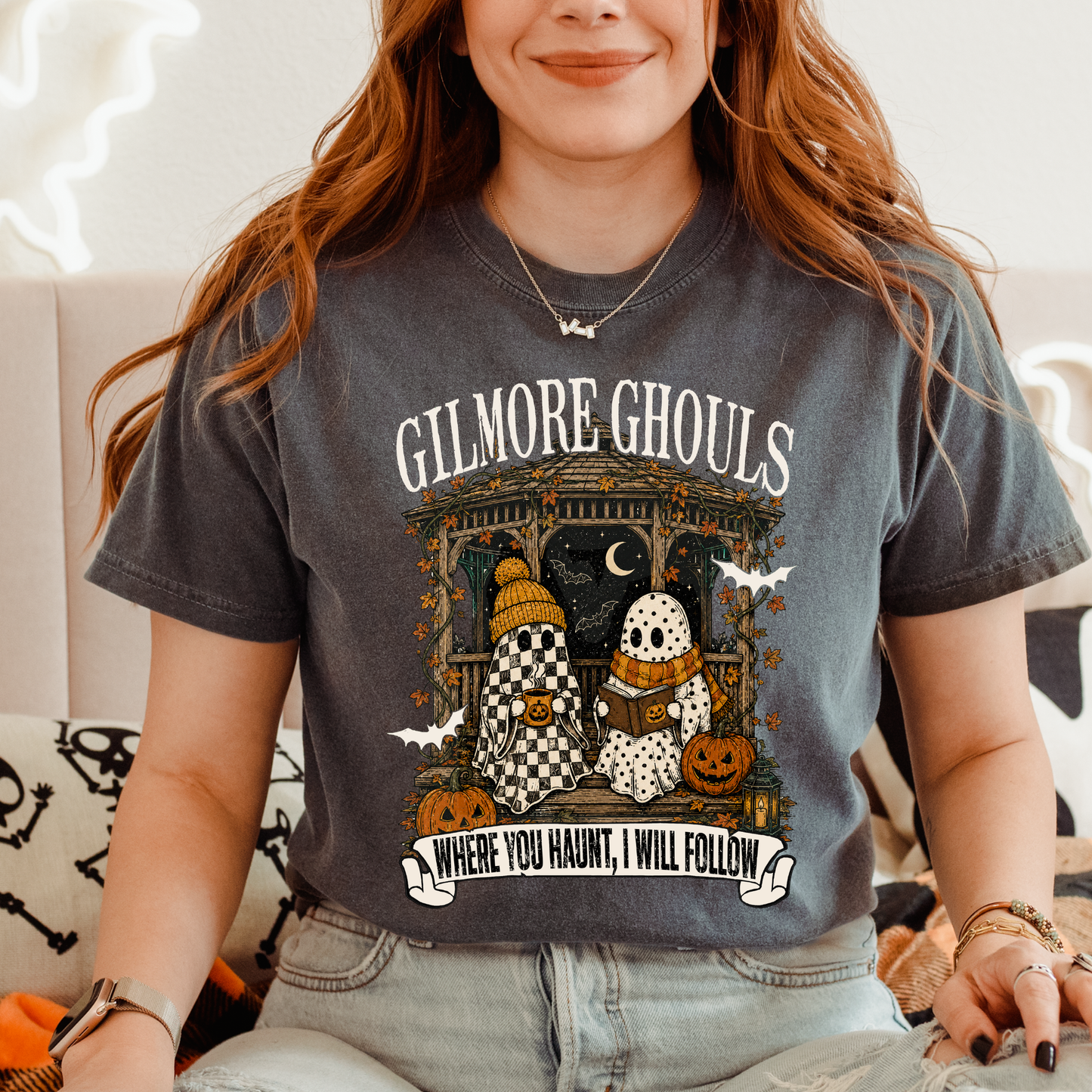 Gilmore Ghouls | Where You Haunt I Will Follow | Halloween Graphic Tee & Crewneck