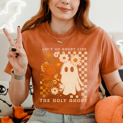 Ain't No Ghost Like the Holy Ghost | Halloween Graphic Tee & Crewneck