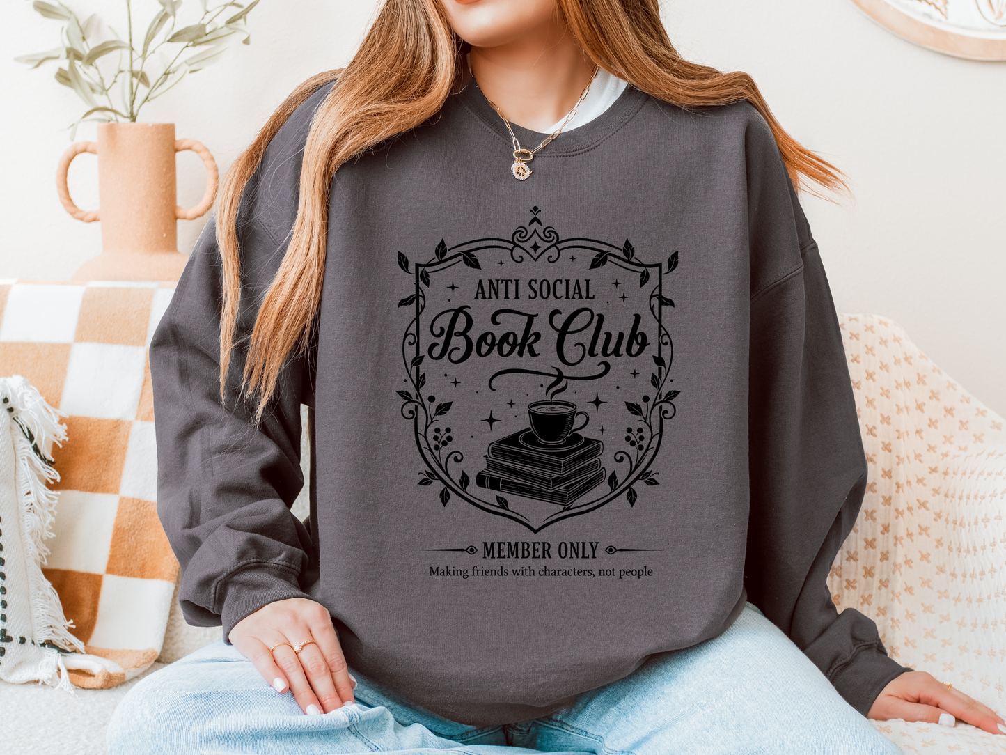 Anti Social Book Club | Graphic Tee & Crewneck