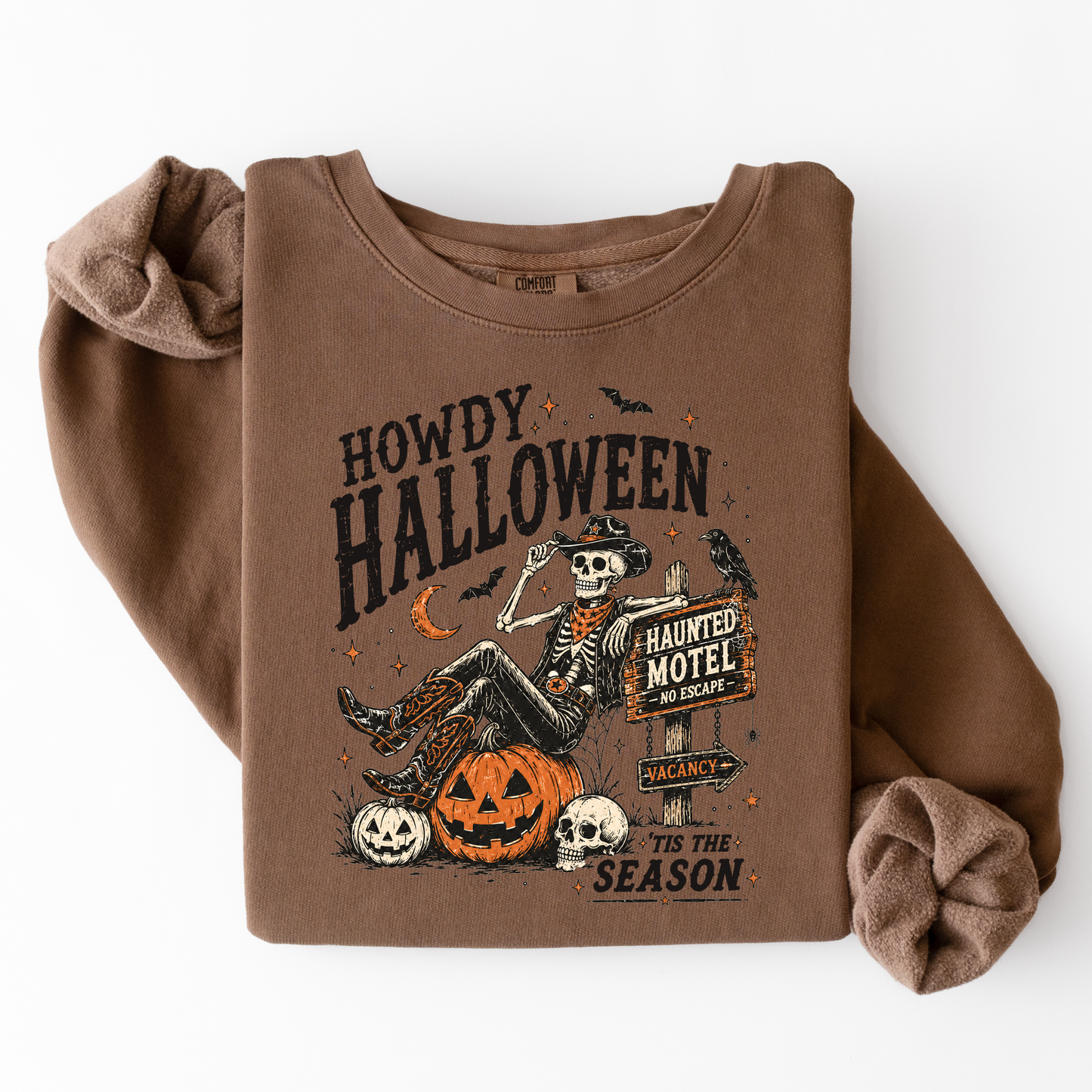 Howdy Halloween | Haunted Motel Graphic Tee & Crewneck | 'Tis the Season
