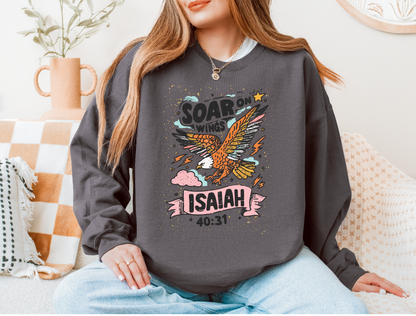 Soar on Wings — Isaiah 40:31 Tee & Sweatshirt