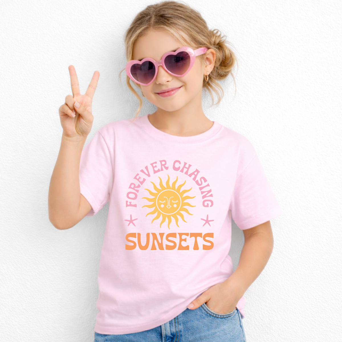 Forever Chasing Sunsets Kids' Tee & Hoodie