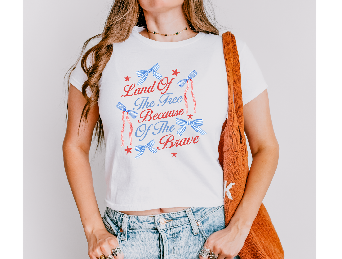 Land Of The Free Because Of The Brave — Kids & Adult Tee & Crewneck