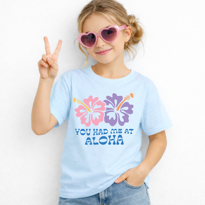 You Had Me at Aloha Kids' Tee & Hoodie