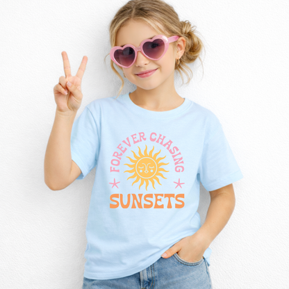 Forever Chasing Sunsets Kids' Tee & Hoodie