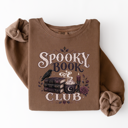 Spooky Book Club | Halloween Graphic Tee & Crewneck | Comfort Colors