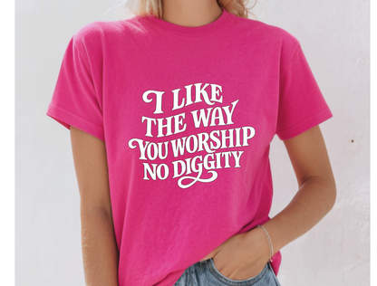 I Like the Way You Worship No Diggity | Graphic Tee & Crewneck Sweatshirt