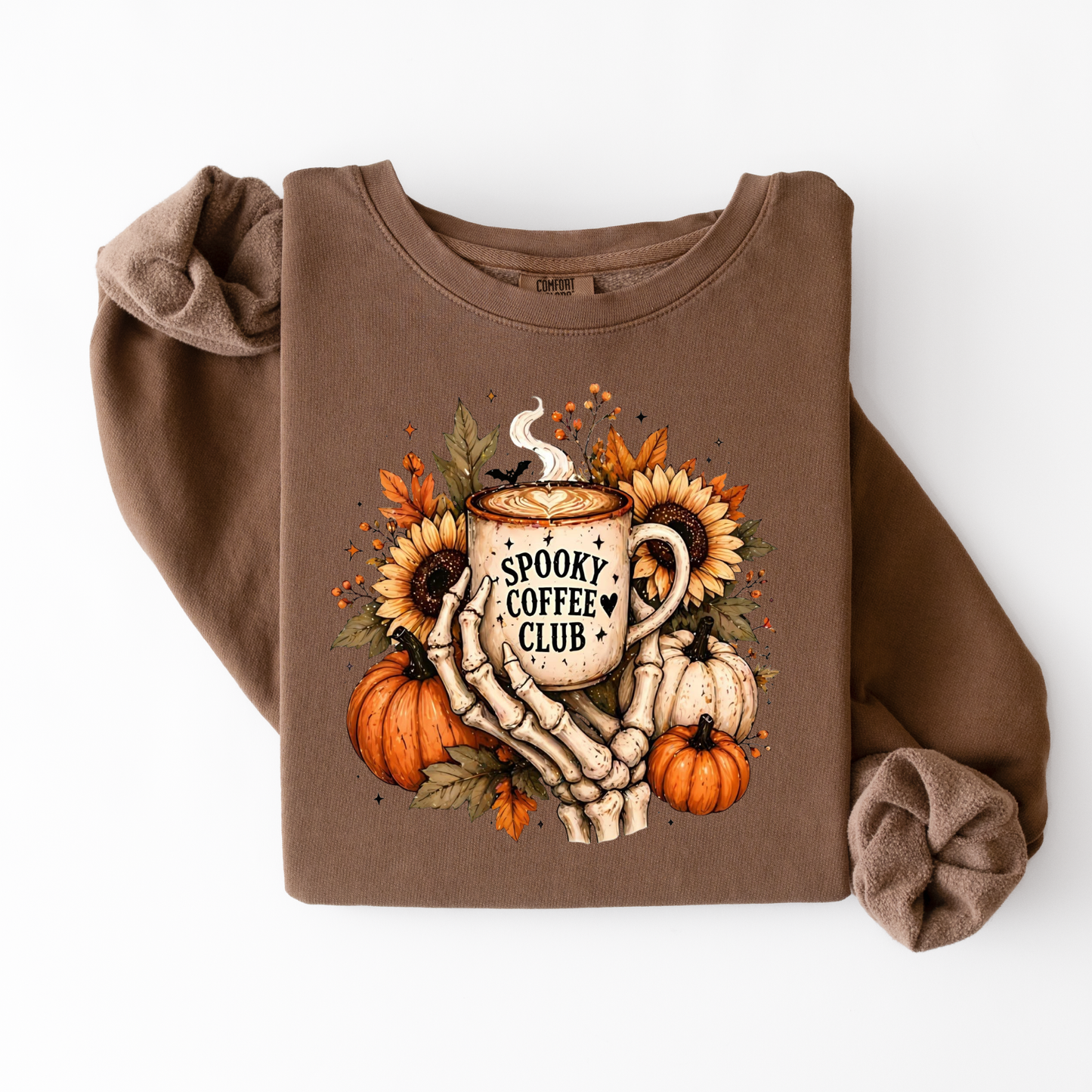 Spooky Coffee Club | Halloween Graphic Tee & Crewneck